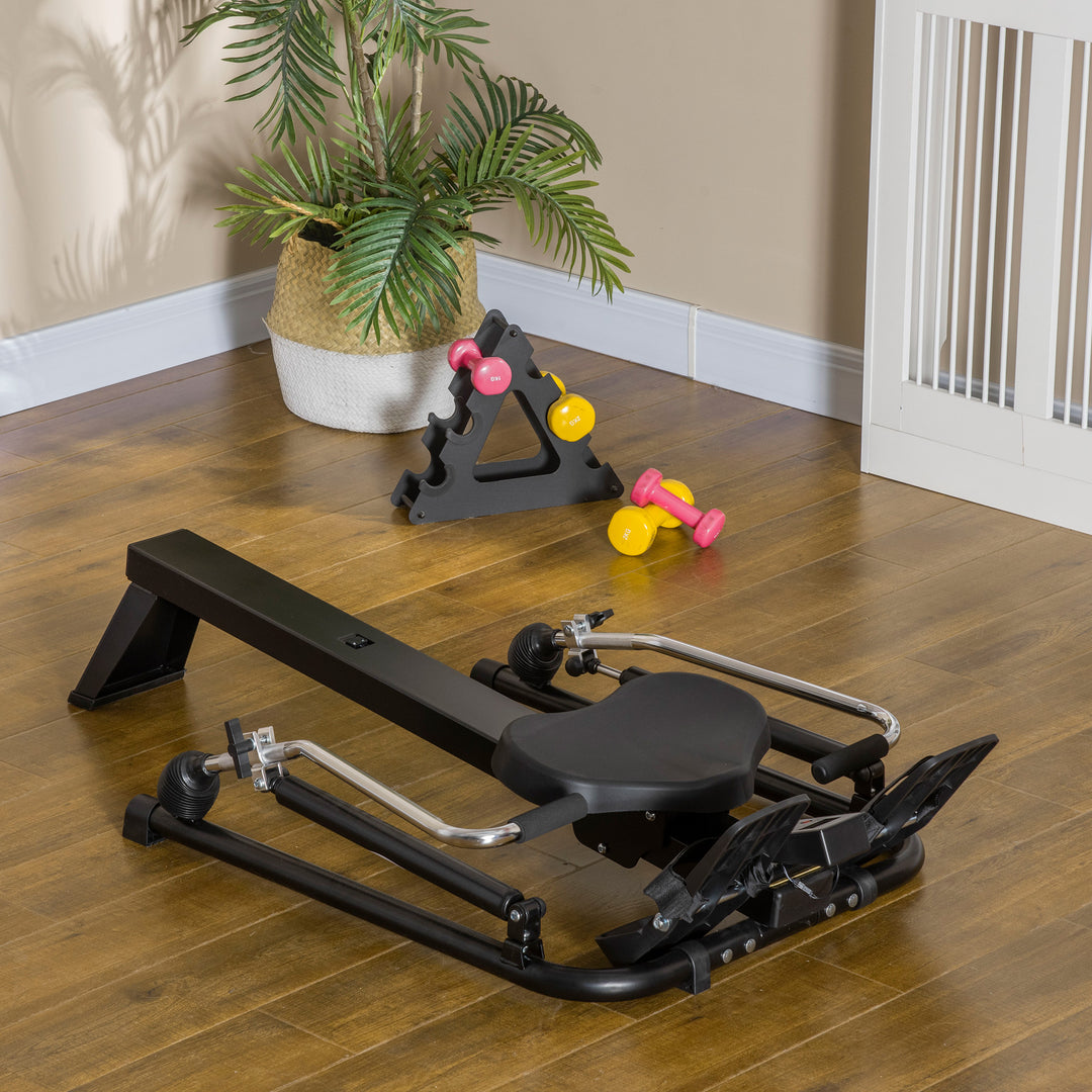 Rowing Machine, Rower with Adjustable Resistances and Digital Monitor for Home, Office, Gym