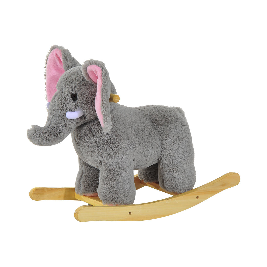 Kids Plush Ride On?Elephant-Grey