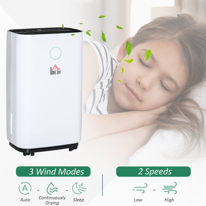 20L/Day 4000ML Portable Quiet Dehumidifier for Home Laundry Room Bedroom Basement, Electric Moisture Air De-Humidifier with 3 Modes