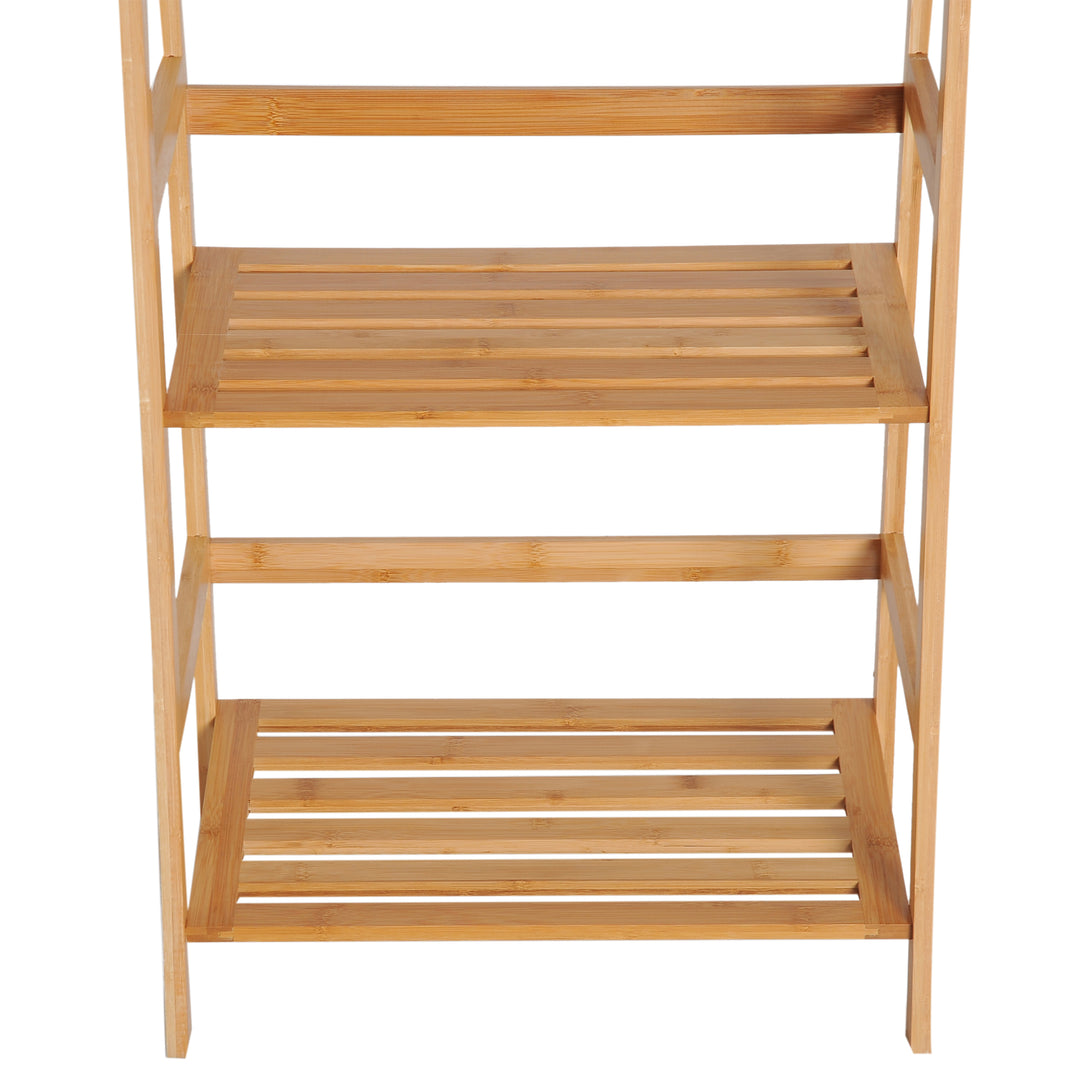 4 Tier Ladder Shelf Storage Unit