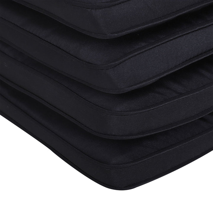Set of 6 Seat Pads Chair Cushion Dining Chair w/ Straps Indoor Outdoor