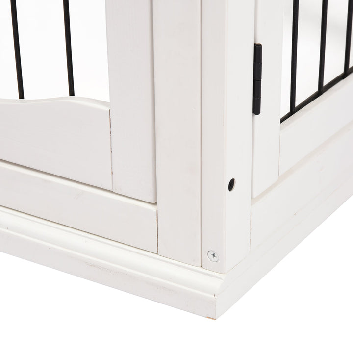 3-Door Small Indoor Pet Cage White