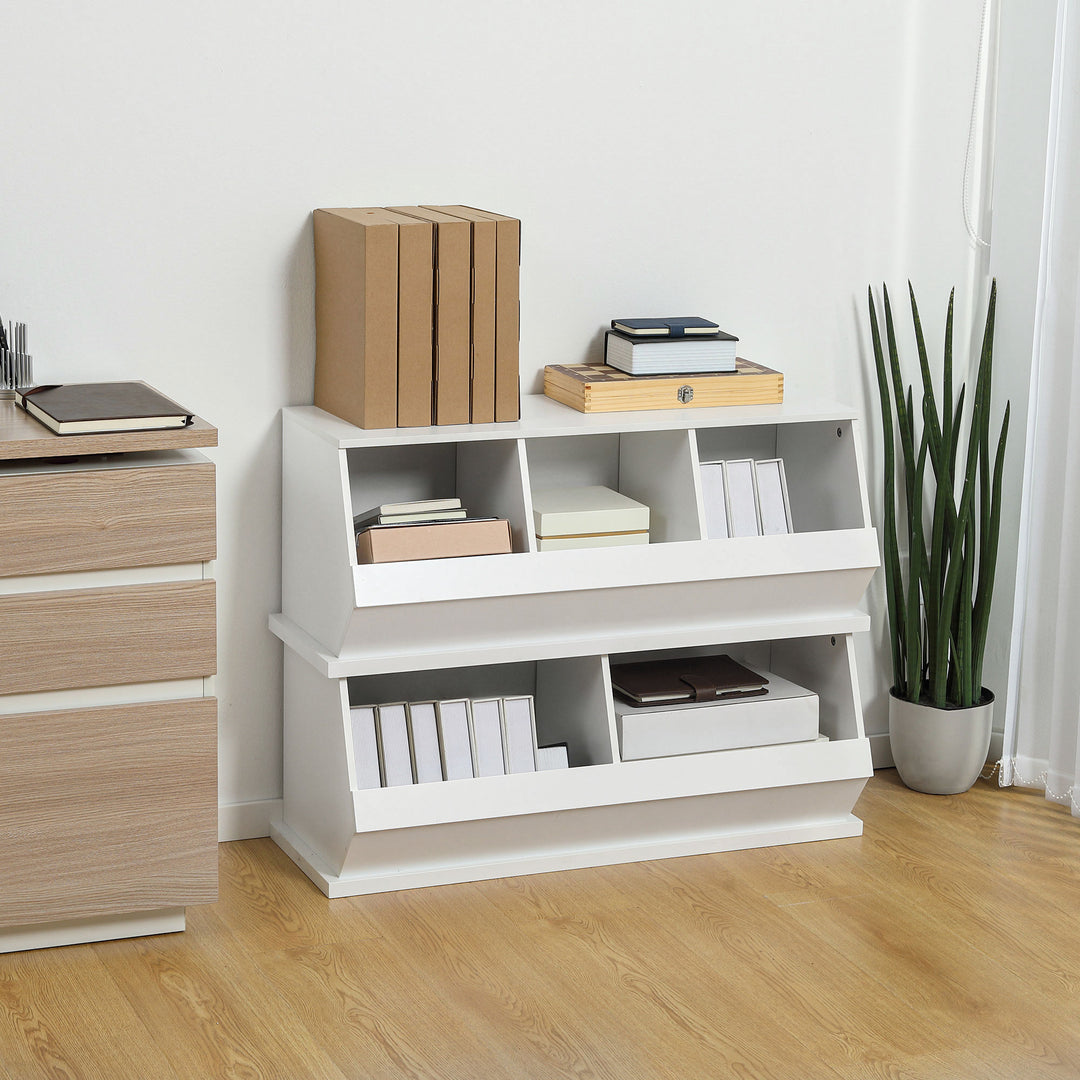 Storage Cabinet, Kitchen Cabinet 3 Compartments, 90L x 36W x 35H cm, White