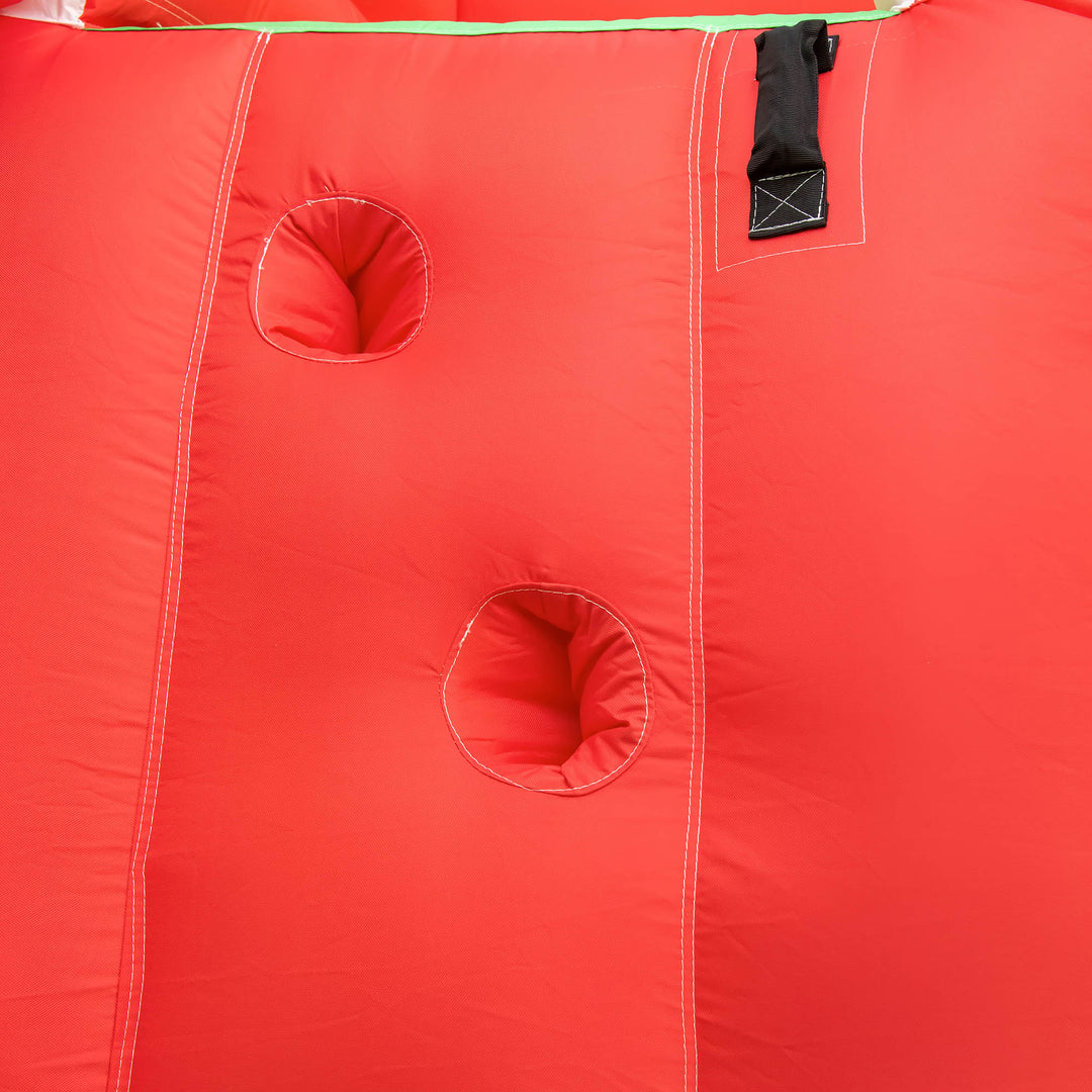 Kids Bounce Castle House Inflatable Trampoline Slide Water Pool Climbing Wall 4 in 1 with Inflator Carrybag for Kids Age 3-8