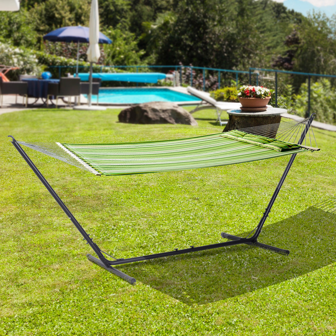 3.1Ð3.8m Adjustable Universal Hammock Stand Metal Frame Garden Camping Picnic Outdoor Patio Replacement Ð Stand Only