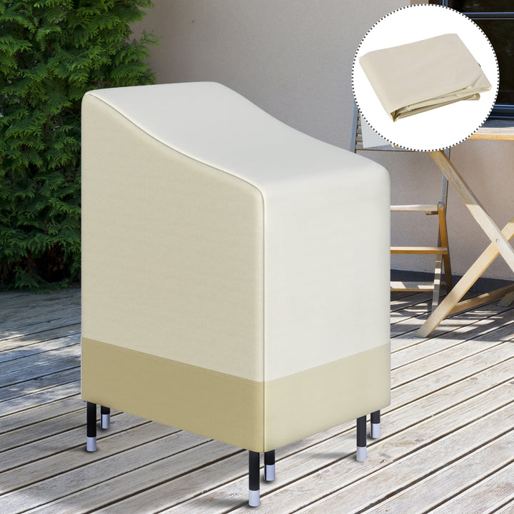 600D Oxford Cloth Waterproof Furniture Cover Wicker Chairs Garden Patio Rattan Seat Outdoor Protector L70*W90*H115cm