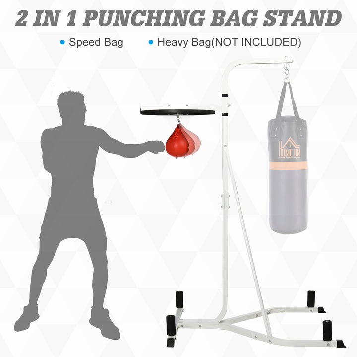 Free-Standing Speed Bag Boxing Platform Punch Bag Fitness Station Stand