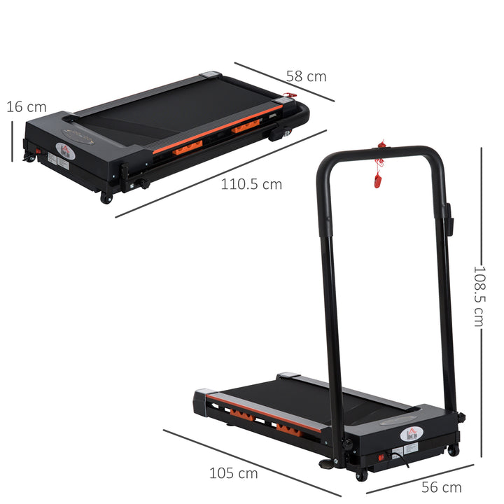 Electric Motorized Treadmill Walking Machine Foldable - 0.5hp | 1 to 6 km/h | Indoor Fitness Exercise Gym w / Remote Control