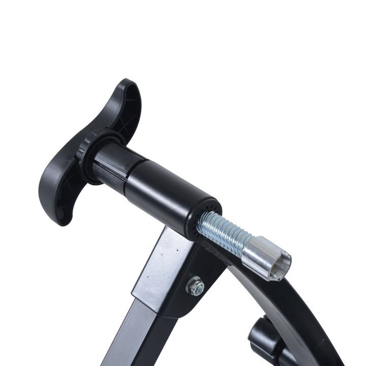 Foldable Indoor Bicycle Bike Turbo Trainer-Black