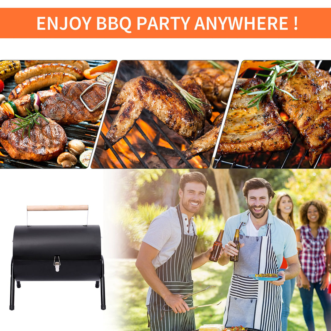 Charcoal Grill Portable Folding Charcoal BBQ Grill Outdoor Tabletop Barbecue Grill