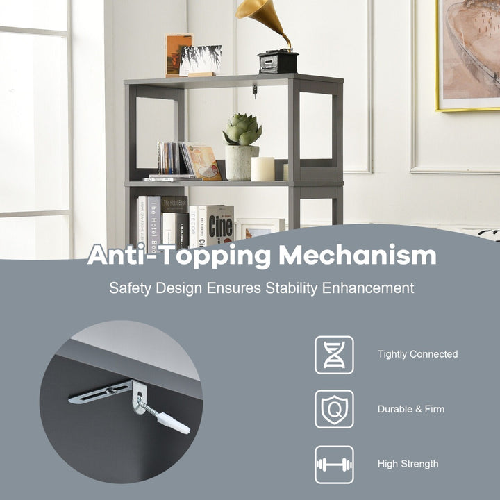 Multipurpose Storage Cabinet with Drawer for Bathroom-Grey