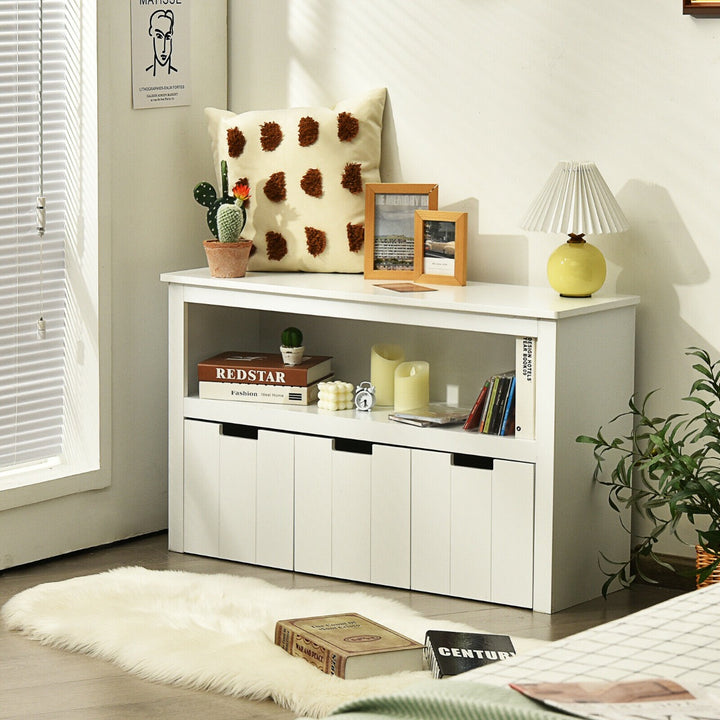 3 Drawer Kids Storage Cabinet with Open Shelf