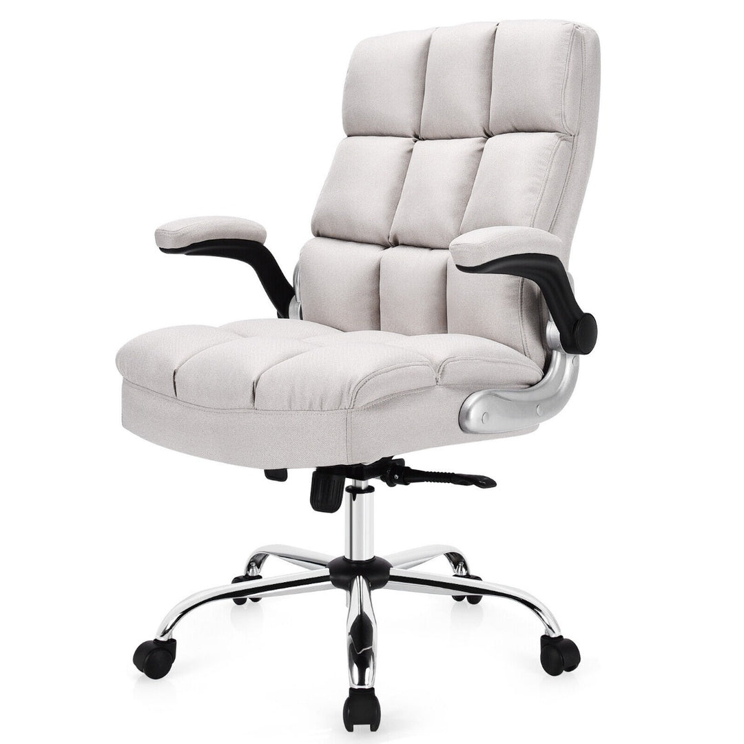 Executive Chair with High Back for Office- Beige