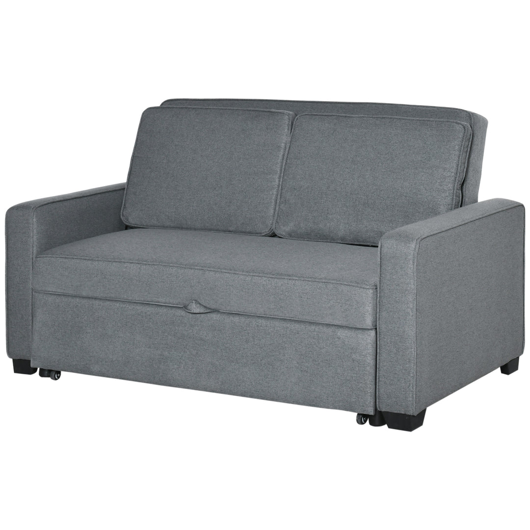 Double Sofa Bed Click Clack Sofa Bed-Grey