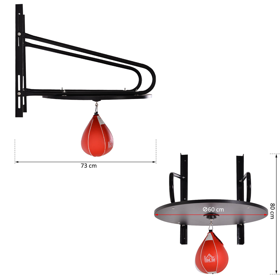 Pear Fast Boxing Set with Platform Wall Installation, Pump, Accessories Included, 60 x 73 x 80 cm