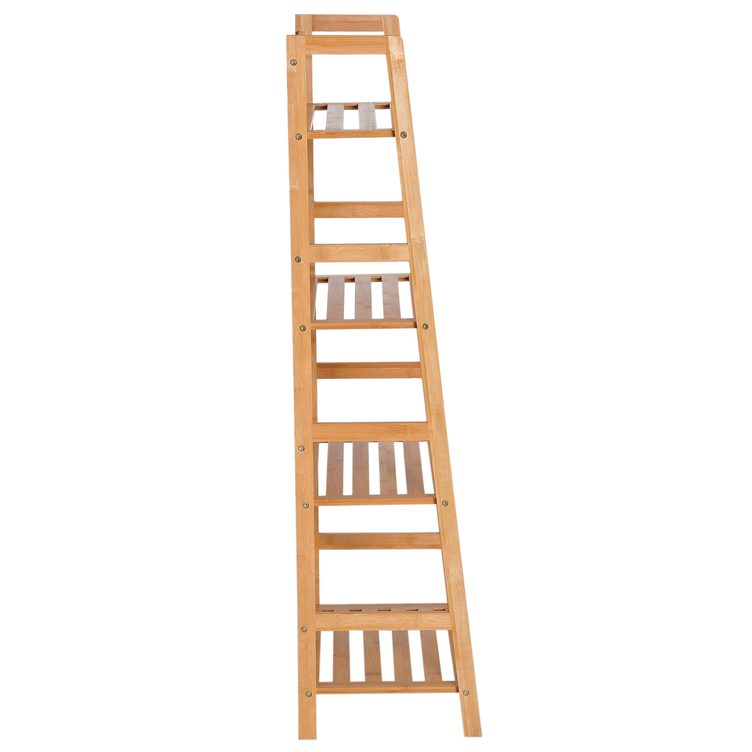 4 Tier Ladder Shelf Storage Unit