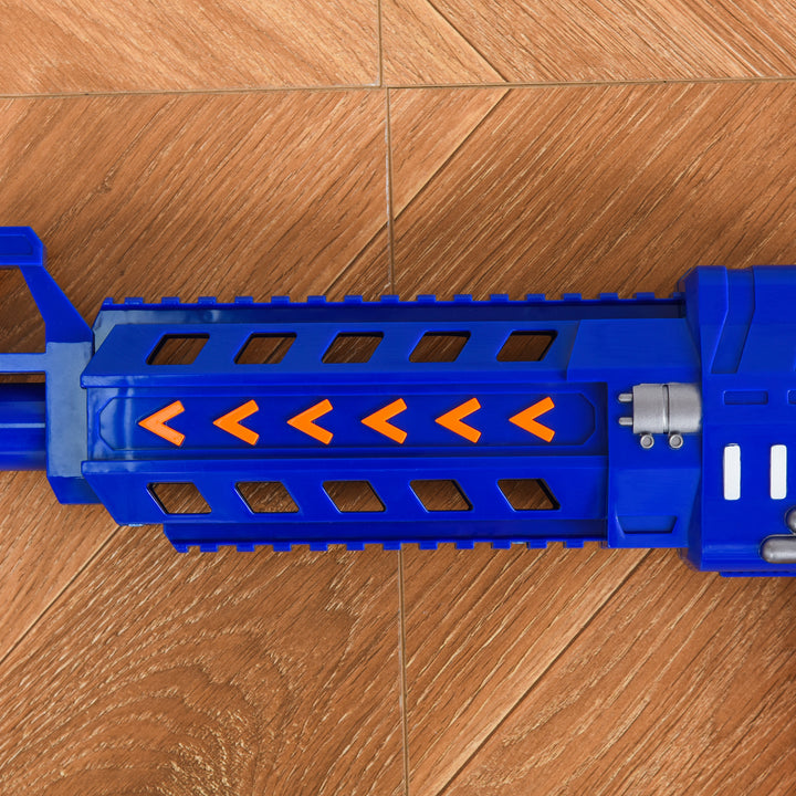 Toy Automatic Foam Blaster Gun Shooter w/ 20 Soft EVA Refill Darts Continuous Shot Magazine Shooting Target Board for Boys &amp; Girls 8-12 Years