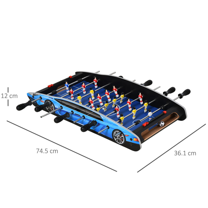 2ft Foosball Table Football Game Table Arcades Competition Sized for Indoor, Game Room, Bars