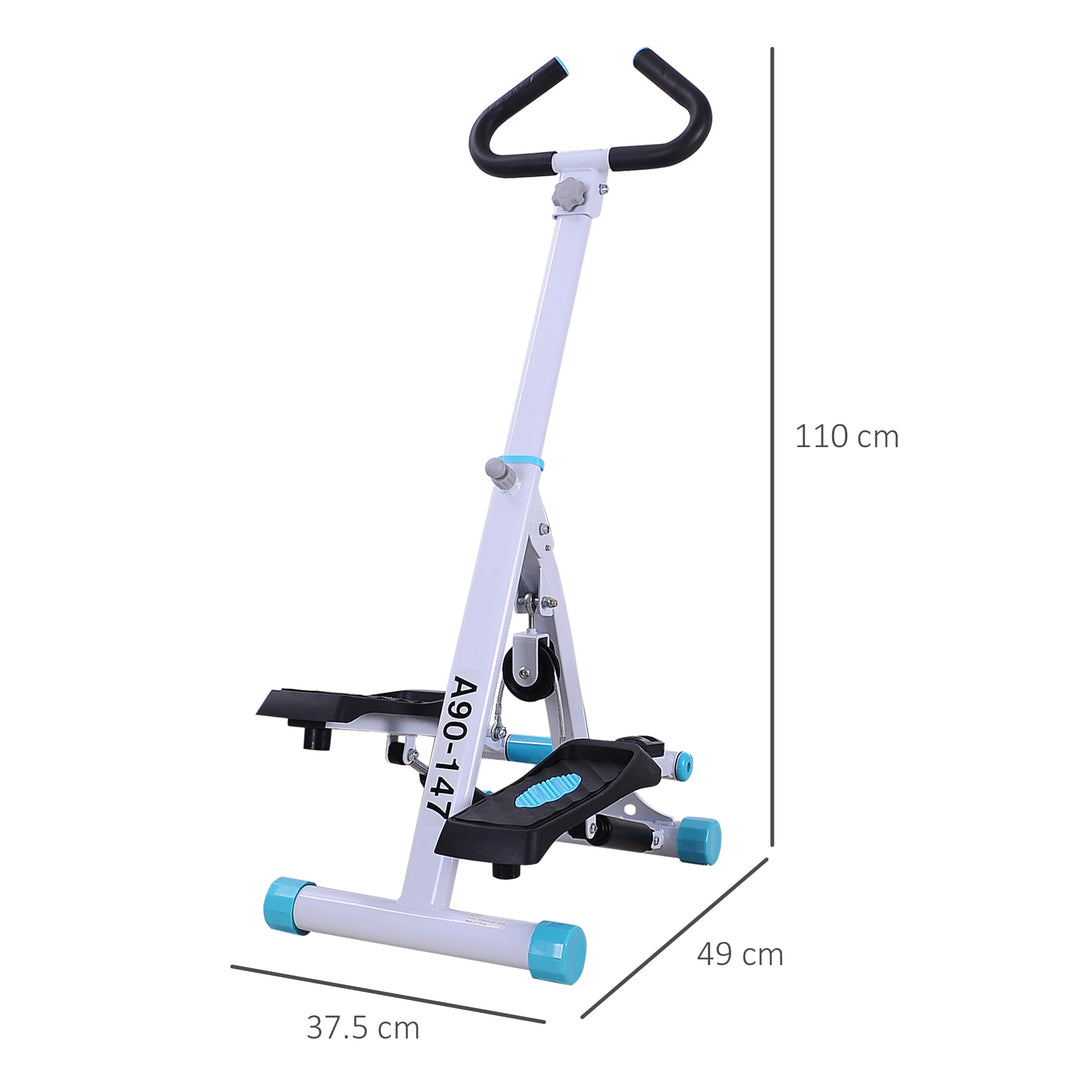Stepper w/Handle Hand Grip Workout Fitness Machine For Fitness Aerobic Exercise Home Gym