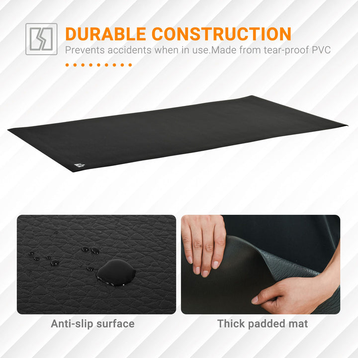 Multi-purpose Exercise Equipment Protection Mat Non-slip Floor Protector Gym Fitness Workout Training Mat 180 x 90cm