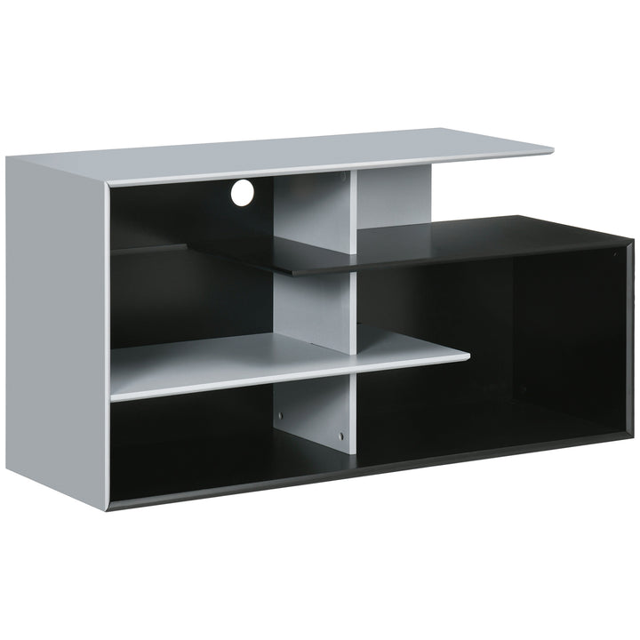 TV Unit Cabinet for TVs up to 32"-55", TV Stand with Storage Shelves for Living Room, Grey