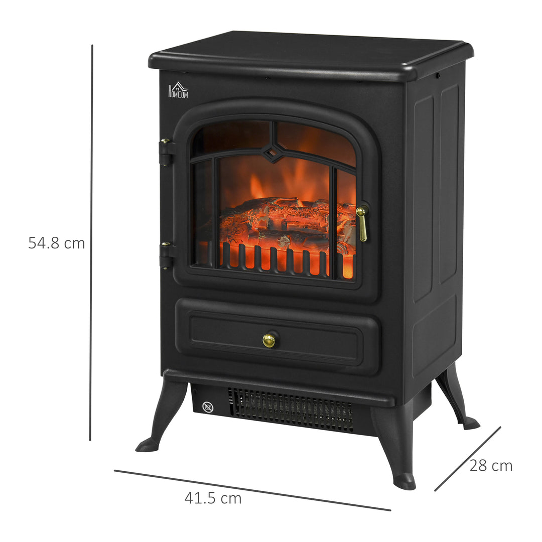 Electric Fire Place 1850W Heater-Black