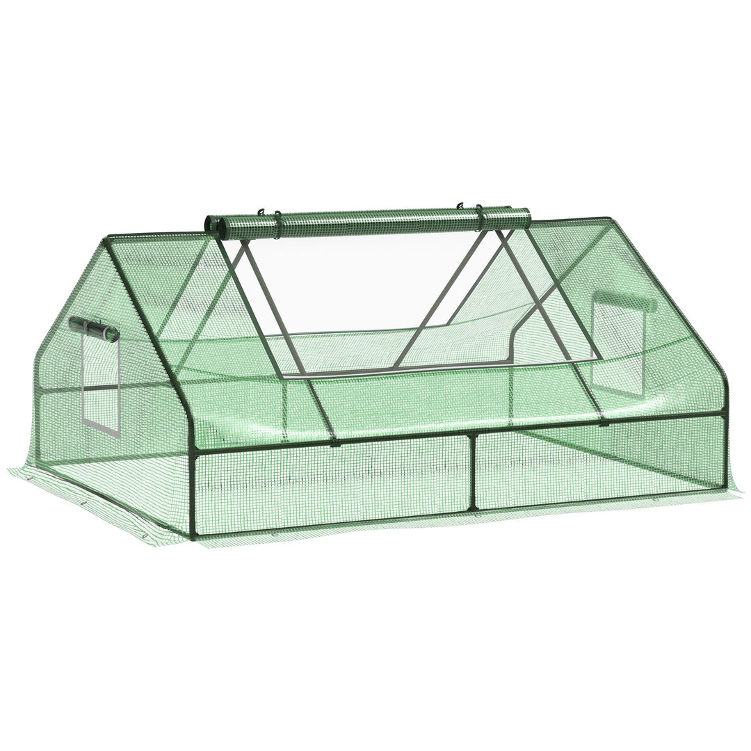 Mini Greenhouse Portable Flower Planter For Garden w/ Zipper