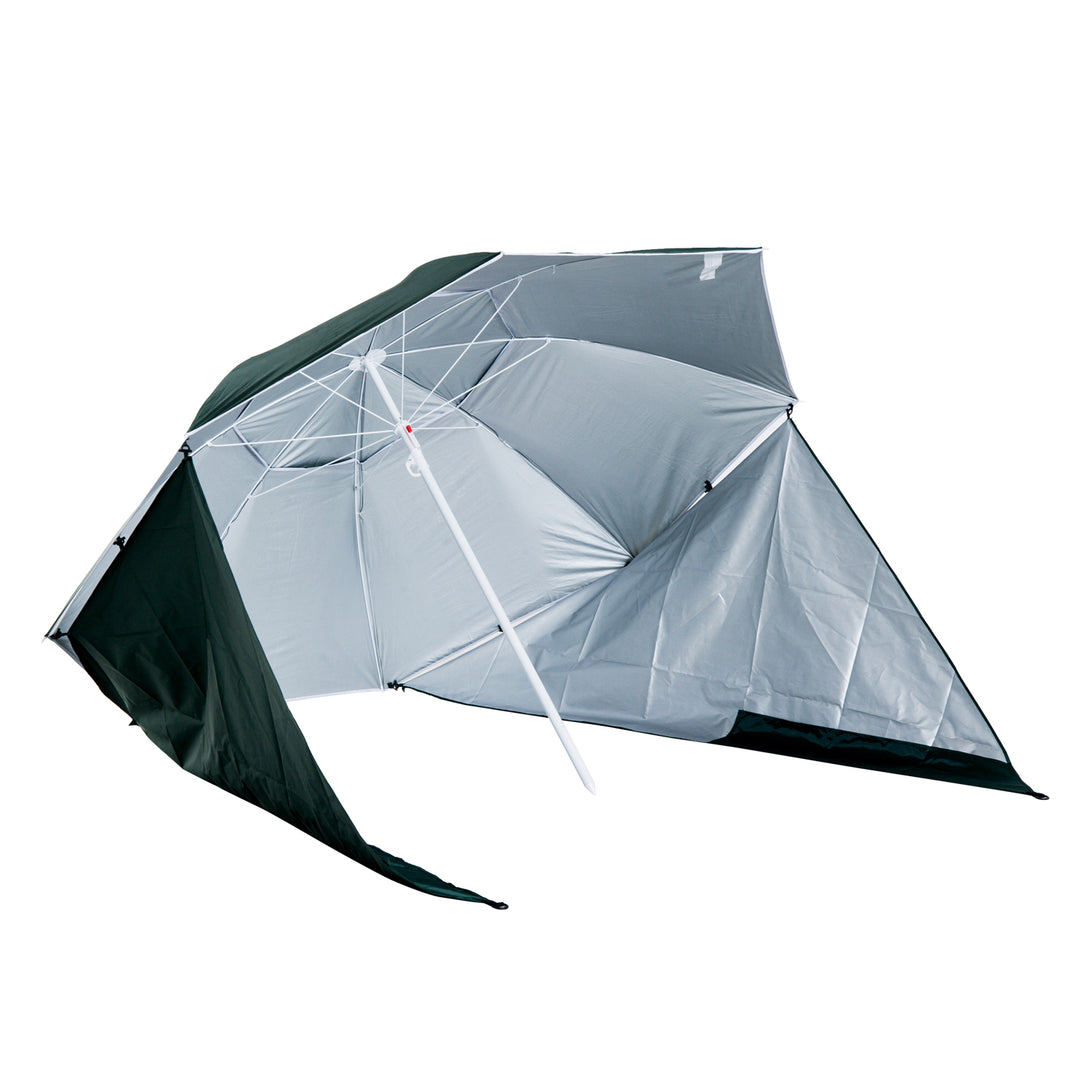 All-Weather Beach Umbrella Shelteneer-Green