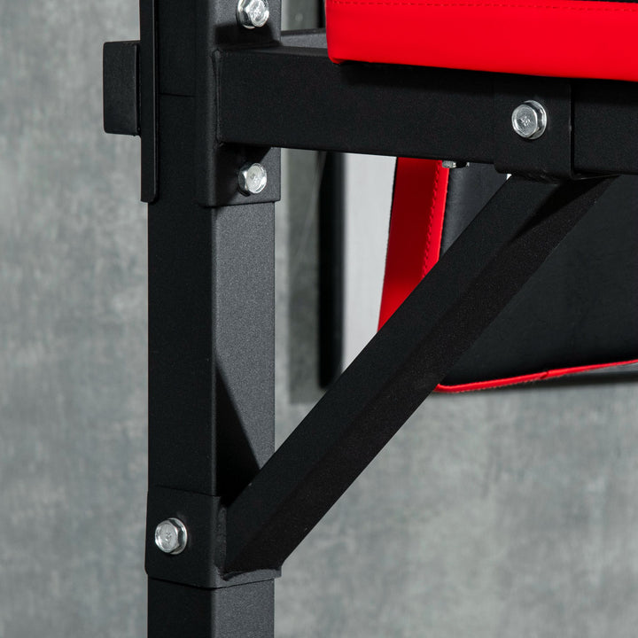 Freestanding Multifunctional Power Tower w/ Pull Up and Dip Station, Push Up Stand, for Home Gym - Black