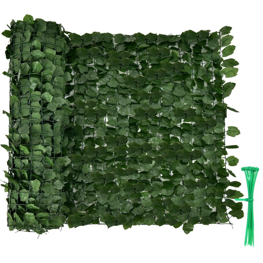 3 x 1M Artificial Hedge Ivy Leaf with Leaves for Garden-Size 3