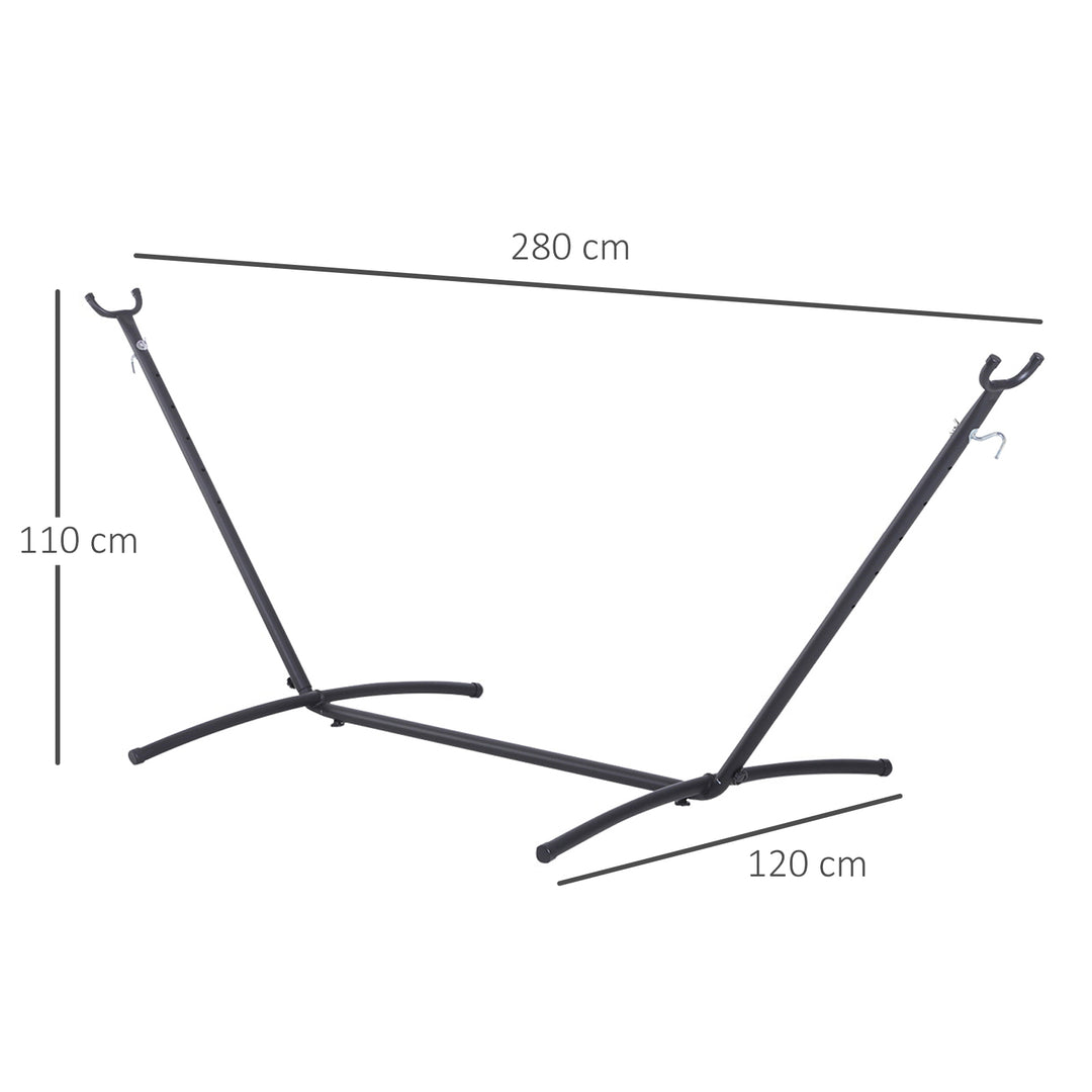 Hammock Stand w/ Metal Frame for Garden Camping Picnic Outdoor Patio Replacement 2.86m Ð Stand Only