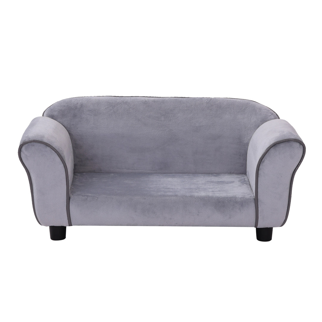 73.5Lx41Wx33H cm Pet Sofa-Grey/Black