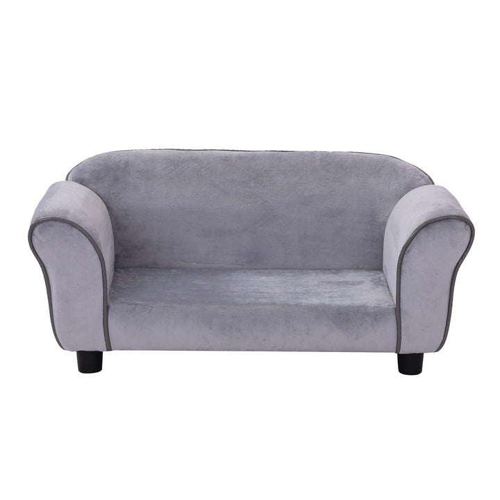 73.5Lx41Wx33H cm Pet Sofa-Grey/Black