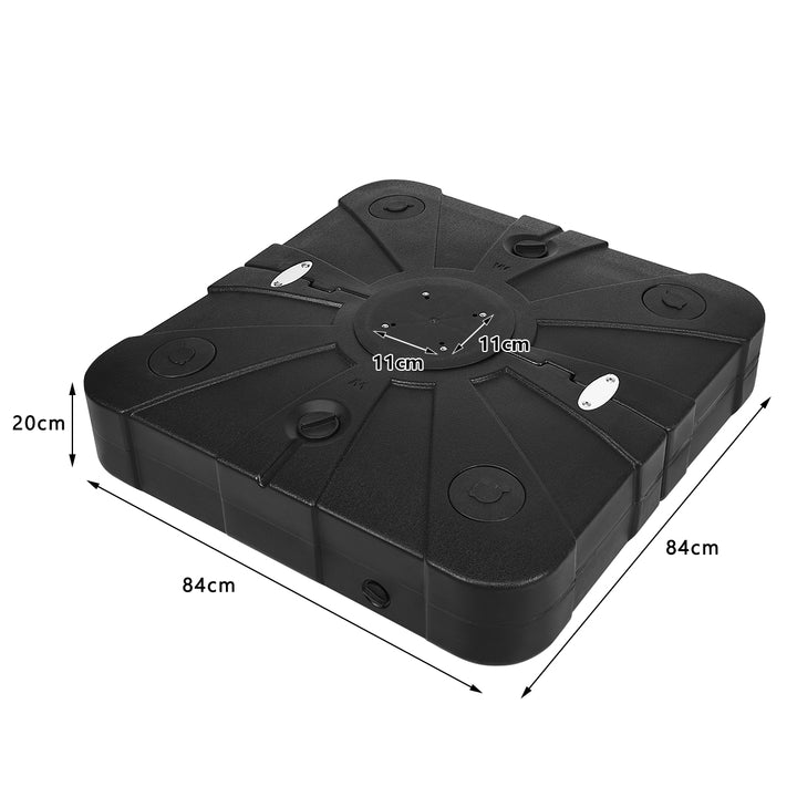 Parasol Base Weights with Removable Cross Base