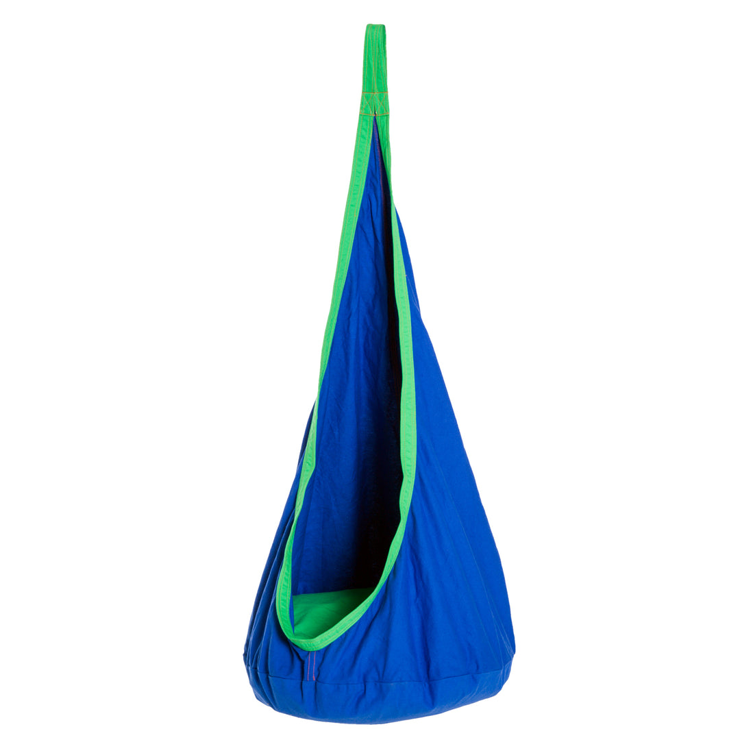 Swing Seat Hammock, φ70 x 150H cm-Blue