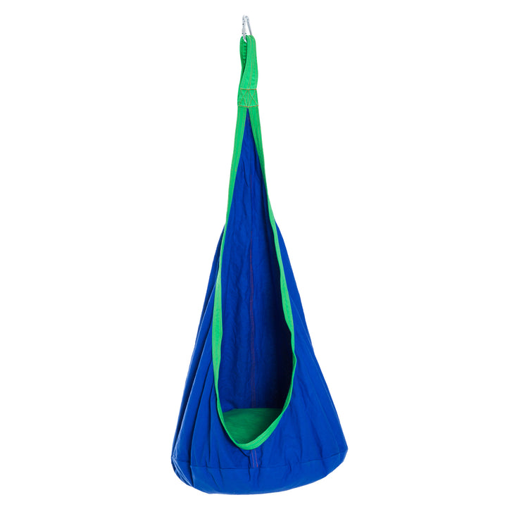 Swing Seat Hammock, φ70 x 150H cm-Blue