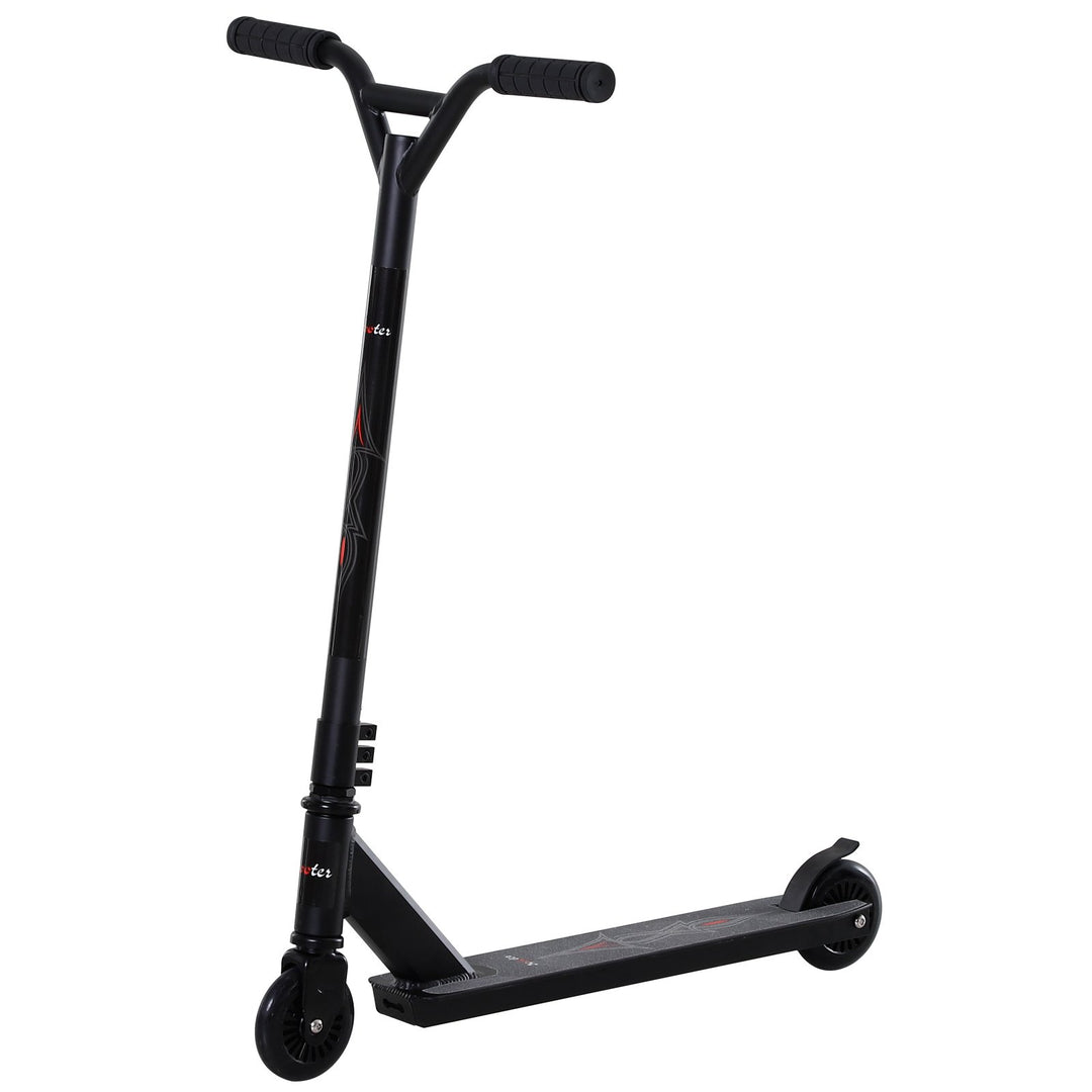 Stunt Scooters for Beginners Trick Stunt Scooter with Stable Performance Freestyle Kick Scooter for Teenagers 14 Years and Up Black