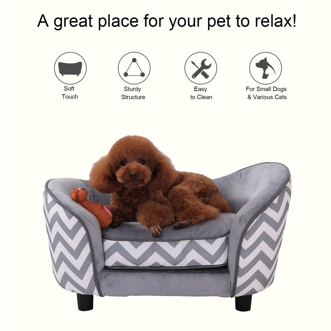 66.5Lx40.5Wx35.5H cm Pet Sofa-Grey