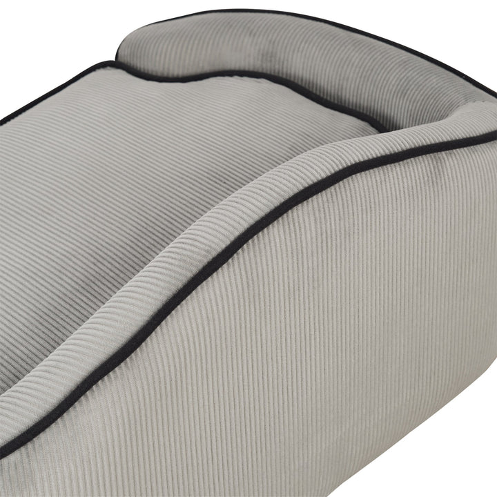 Pet Sofa Couch Small Sized Dog Various Cat Sponge Cushioned Bed Lounge Gray