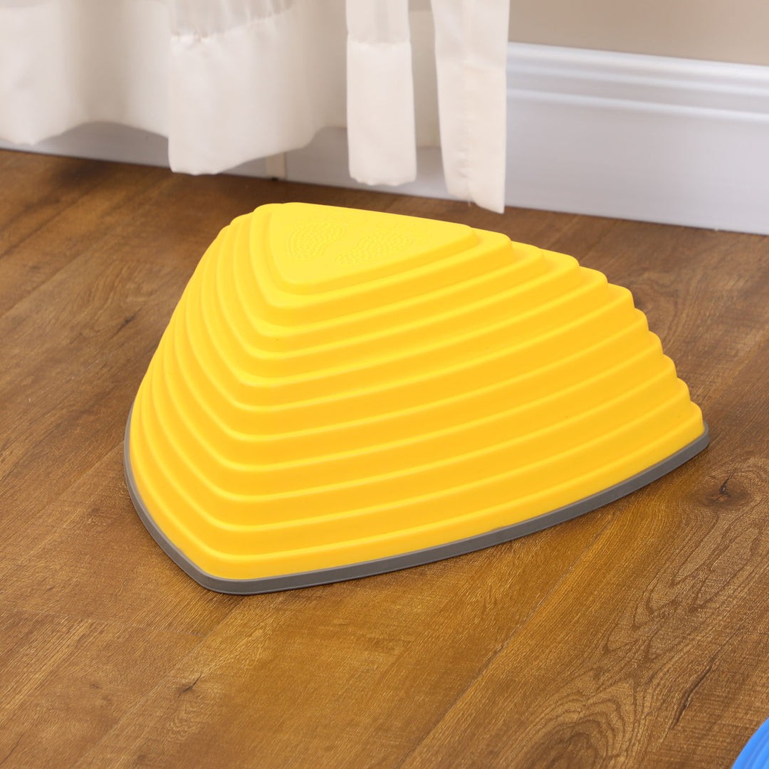 Stepping Stones Kids Balance River Stones 5 PCs Outdoor Indoor, for Obstacle Course, Sensory Play, Stackable, Non-Slip