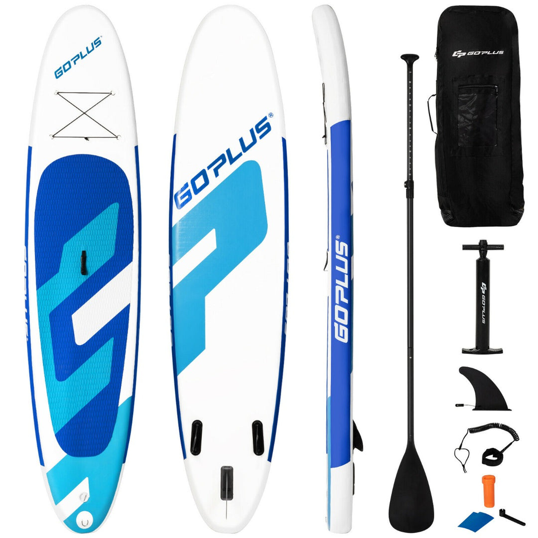 Inflatable Stand Up Paddle Board with Hand Pump-Navy Blue