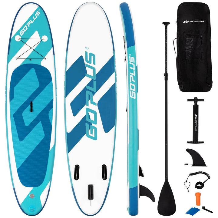 Inflatable Stand Up Paddle Board with Hand Pump-Lake Blue