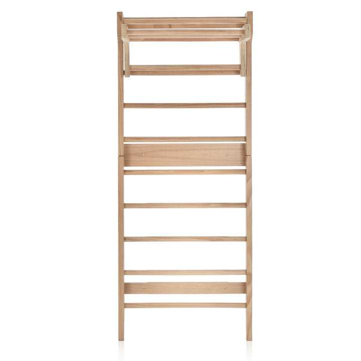 Wooden Swedish Ladder with Pull-up Bar for Strength Training