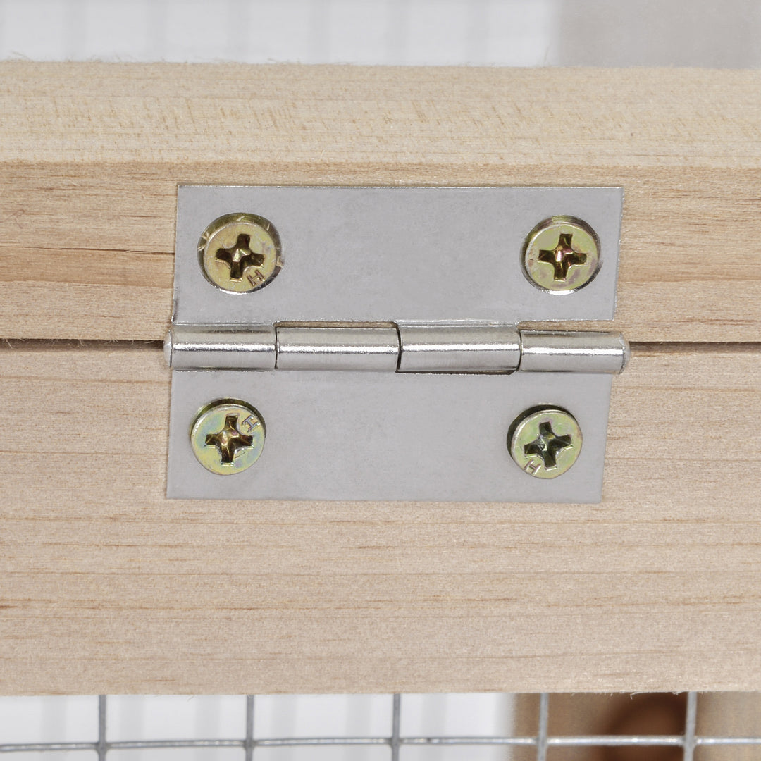 Hamster Cage Rodent Mouse Pet Small Animal Kit Large Wooden hut Box Double Layers Easy Clean 46 x 34 x 48 cm