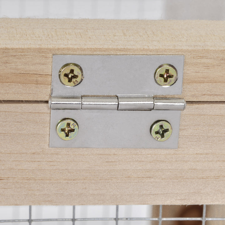 Hamster Cage Rodent Mouse Pet Small Animal Kit Large Wooden hut Box Double Layers Easy Clean 46 x 34 x 48 cm