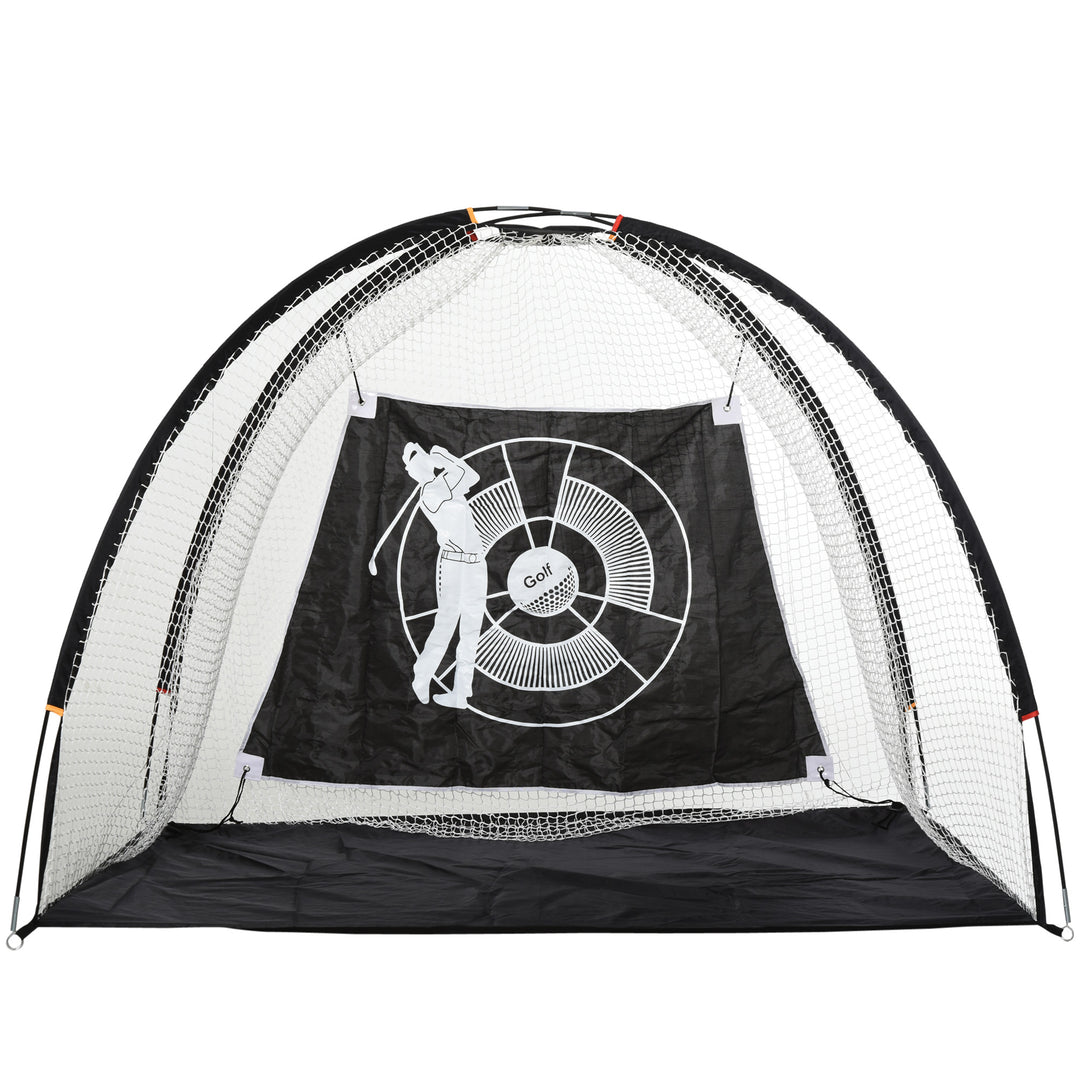 Golf Practice Net with Target Hitting Cloth for Backyard Driving Range Chipping Net with Carry Bag for Indoor &amp; Outdoor Sports Training