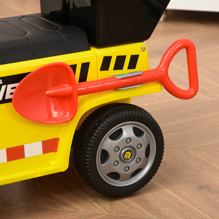 2-in-1 Ride On Car Truck Walker Kids with Tipping Bucket &amp; Shovel Foot To Floor Slider Stroller Toddler Steering Wheel for Baby 18 - 36 Months