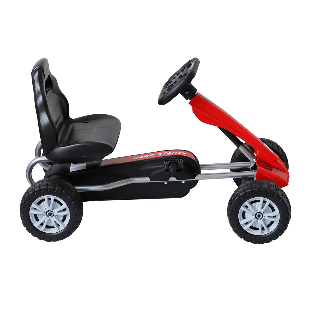 Kids Children Pedal Go Kart Ride On Car Toys Scooter Black &amp; Red