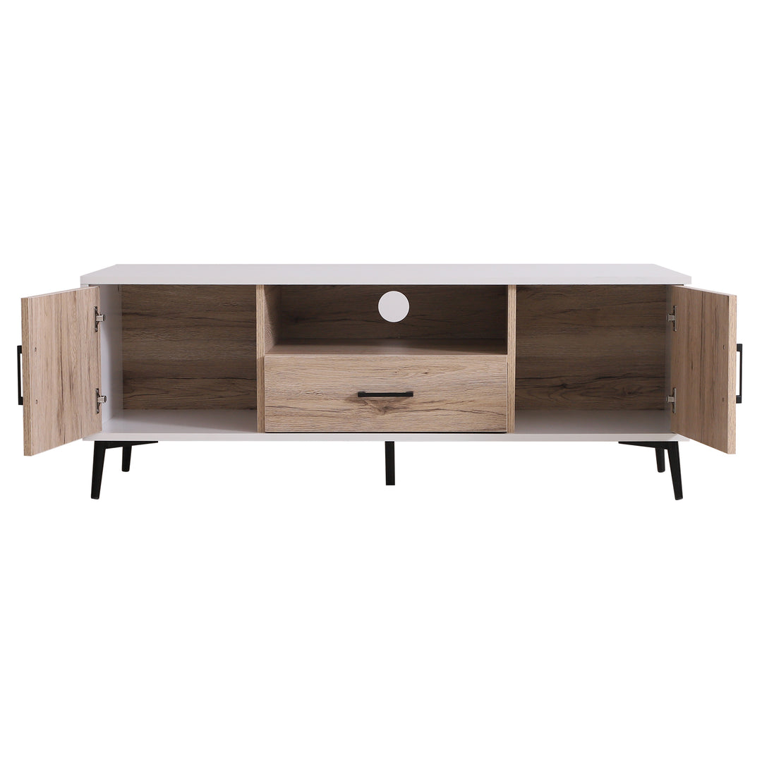 TV Unit TV Cabinet Stand DVD Media Center Drawer Recorder Receiver System Unit Shelf Cupboards Storage Nordic Livin