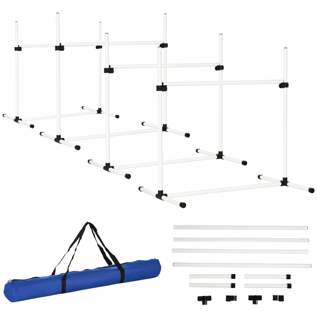 Pawhut Canine Agility Set-White